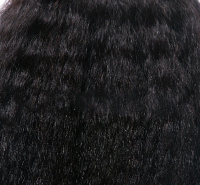 Brazilian Hair Bundles in Kinky Yaki Straight